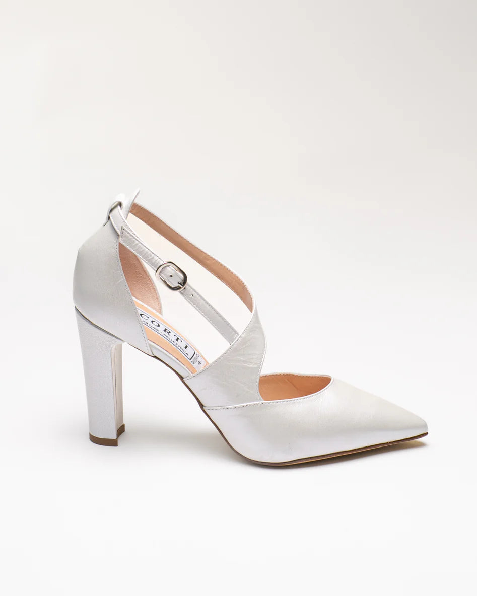 Décolleté Sposa con fascia tacco 90 mm