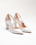 Décolleté Sposa con fascia tacco 90 mm