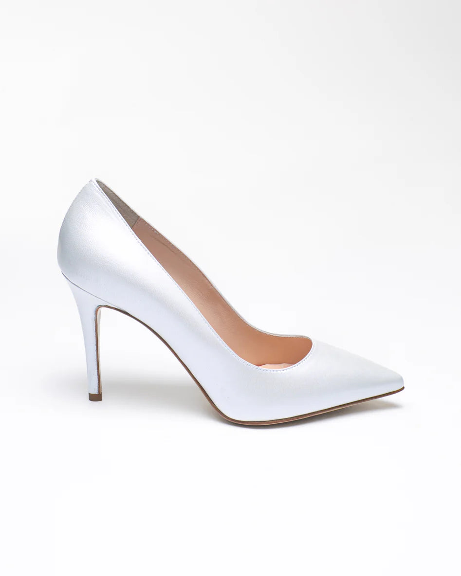 Décolleté Sposa in perlato bianco
