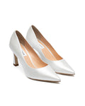 Décolleté Sposa perlato bianco tacco 70 mm