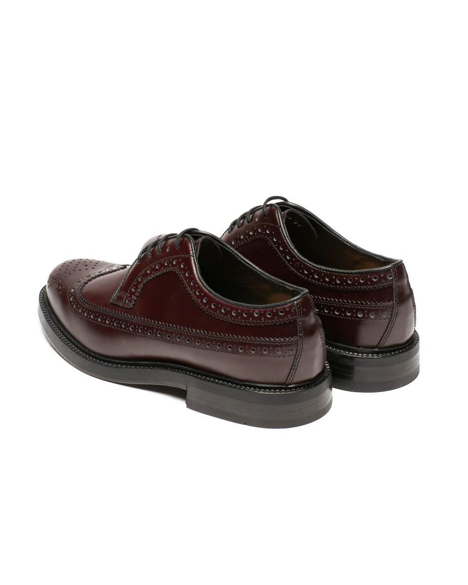 Derby Wilson spazzolato bordeaux