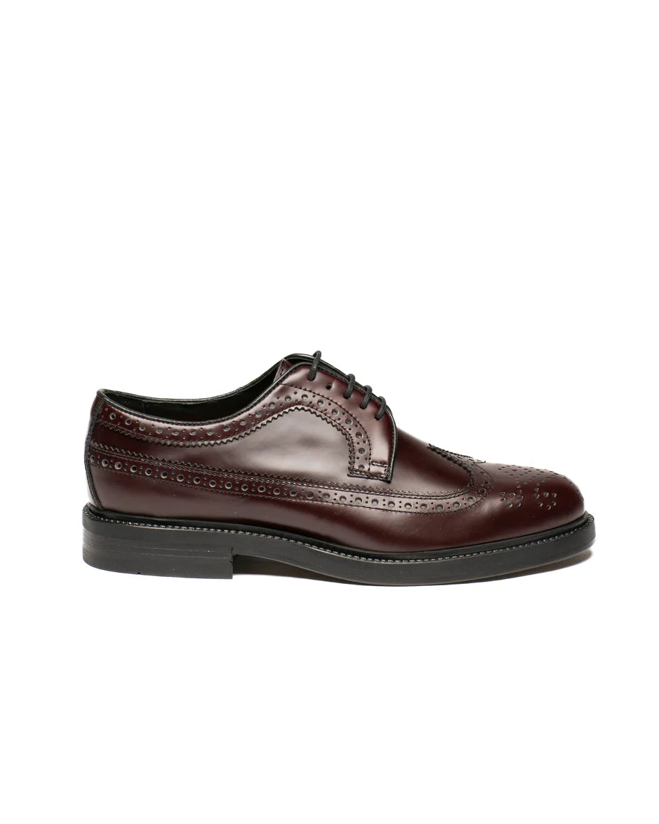 Derby Wilson spazzolato bordeaux
