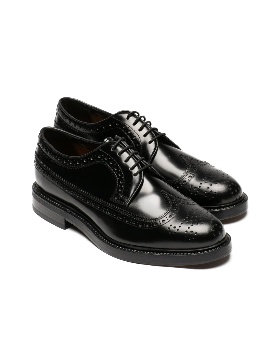 Derby Wilson spazzolato nero