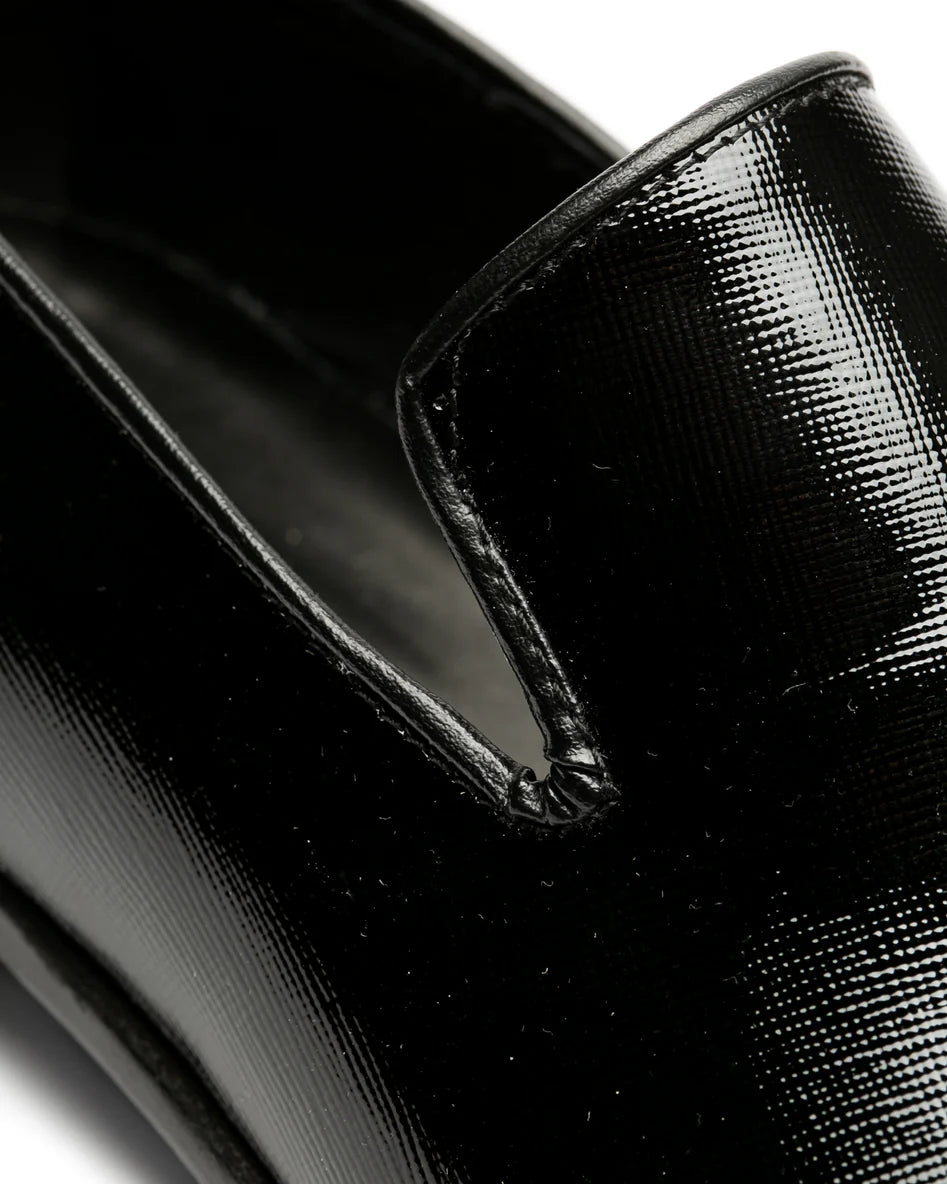 Slip-on saffiano nero