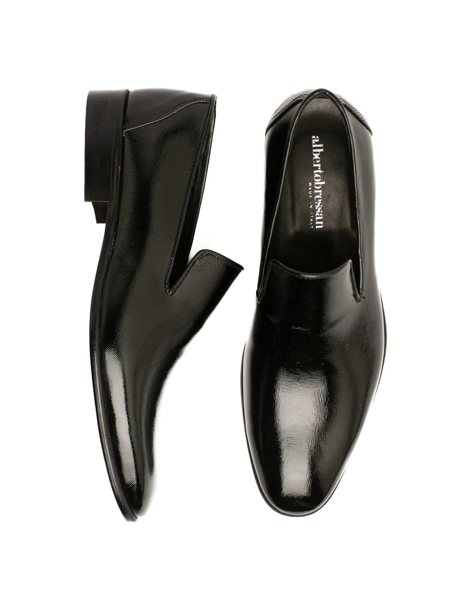 Slip-on saffiano nero